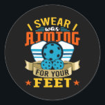 Sticker Rond Pickleball Funny Quotes Humorous Slogans Men<br><div class="desc">Pickleball Funny Quotes Humorous Slogans Men Women Gift Gift. Perfect gift for your dad,  mom,  papa,  men,  women,  friend and family members on Thanksgiving Day,  Christmas Day,  Mothers Day,  Fathers Day,  4th of July,  1776 Independent day,  Veterans Day,  Halloween Day,  Patrick's Day</div>