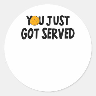Sticker Rond Pickleball Player Pickleball Dit Drôle Hobby
