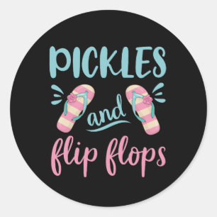 Sticker Rond Picks et tongs
