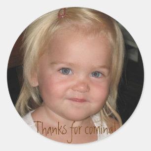 Sticker Rond Pictures-010, merci pour venir !