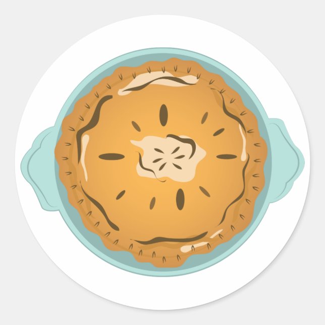Sticker Rond Pie dans le plan (Devant)