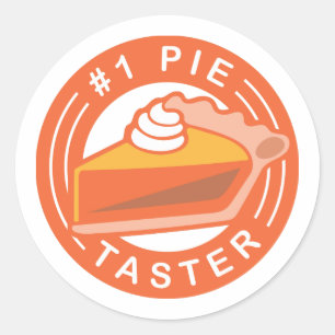 Sticker Rond Pie Taster