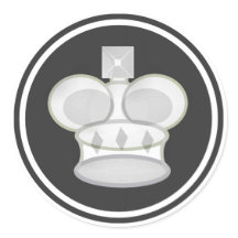 Pièce d'échecs du roi blanc