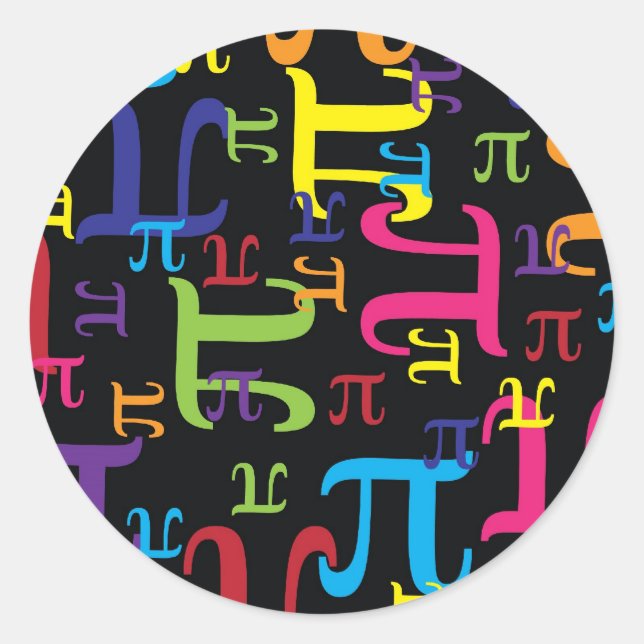 Sticker Rond Pièce du Pi (Devant)