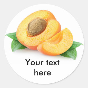 Sticker Rond Pièces d'abricot