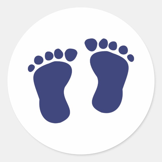 Sticker Rond Pieds - Bébé (Devant)