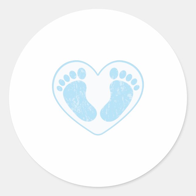 Sticker Rond Pieds bébé (Devant)