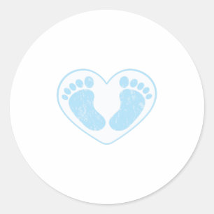 STICKER ROND PIEDS BÉBÉS