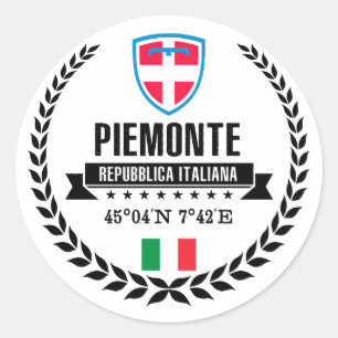 Sticker Rond Piemonte