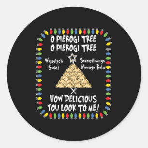 Sticker Rond Pierogi Cuisine Polonaise Pierogies