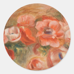 Sticker Rond Pierre Auguste Renoir Vintage