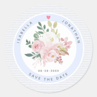 Sticker Rond Pies Roses Vides Mariages Floraux Enregistrer La D