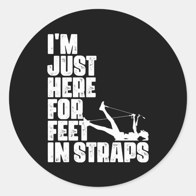 Sticker Rond Pilates Exercice Santé Exercice Fitness Namaste Yo (Devant)