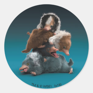 Sticker Rond Pile bébé NIFFLER™