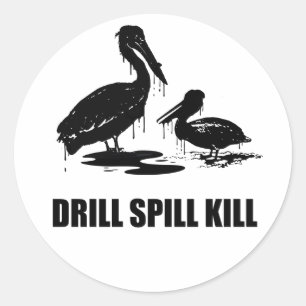 STICKER ROND PILULE DE DRILL TUER