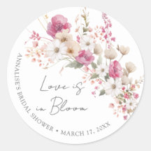 Pink Wildflower Bridal Shower