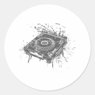 Sticker Rond Pioneer CDJ-1000 Graffiti