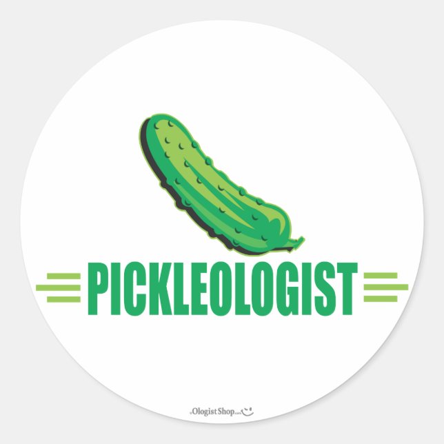 Sticker Rond Piquettes amusantes (Devant)