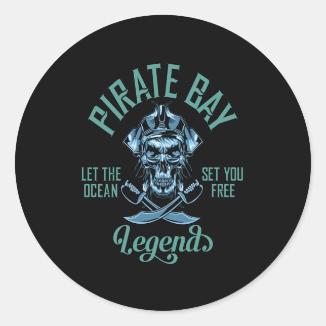 Sticker Rond Pirate (Devant)