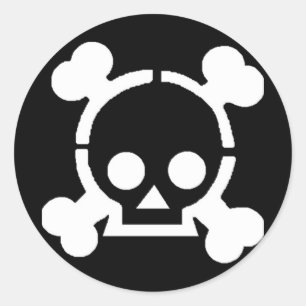 Sticker Rond Pirate !