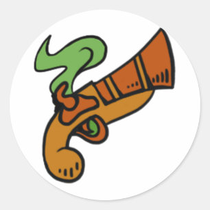 Sticker Rond Pirate101 Mousquetaire