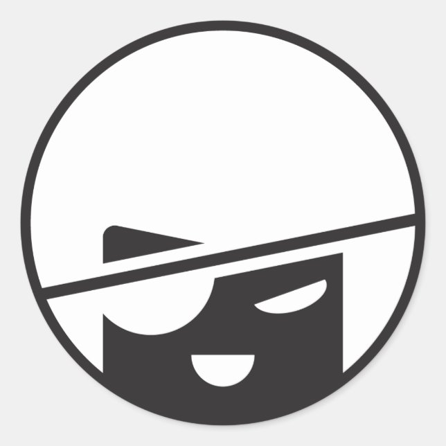 Sticker Rond Pirate Tran stickit par jaesond (Devant)