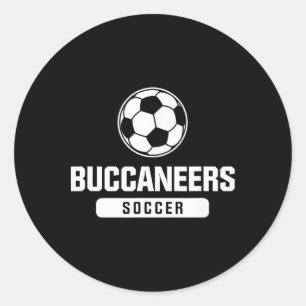Sticker Rond Pirates Football Pour les écoles Élémentaires, Moy