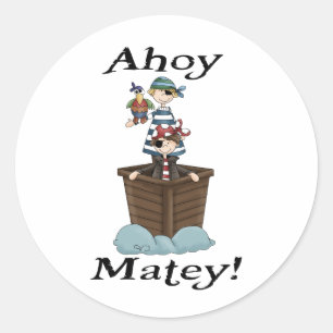 Sticker Rond Pirates oh de copain