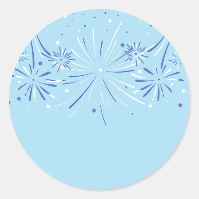 Sticker Rond Pirateuse, 4 juillet (Devant)