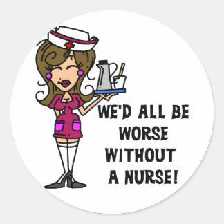 Sticker Rond Pire sans infirmière