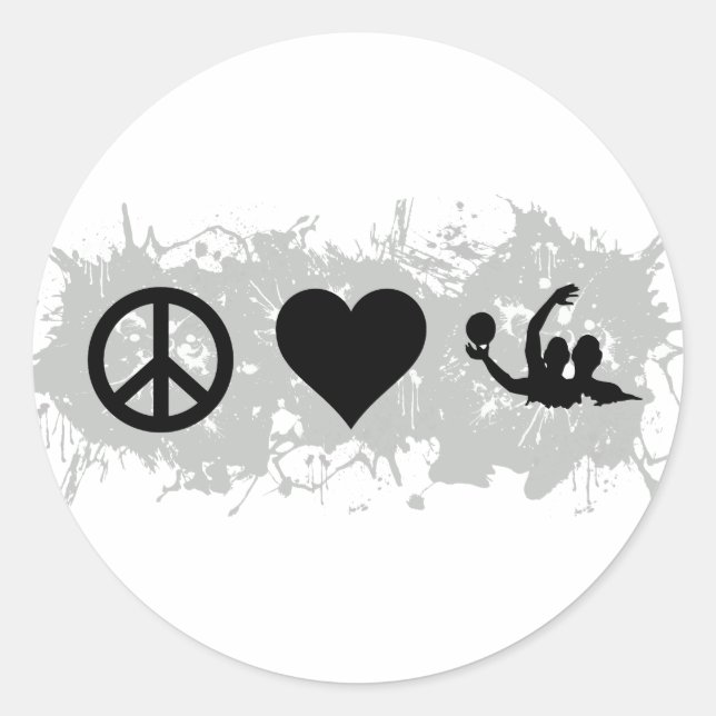 Sticker Rond Piscine aquatique (Devant)