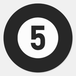 Sticker Rond Piscine Ll 5 Billiards Correspondants Cadeau Easy