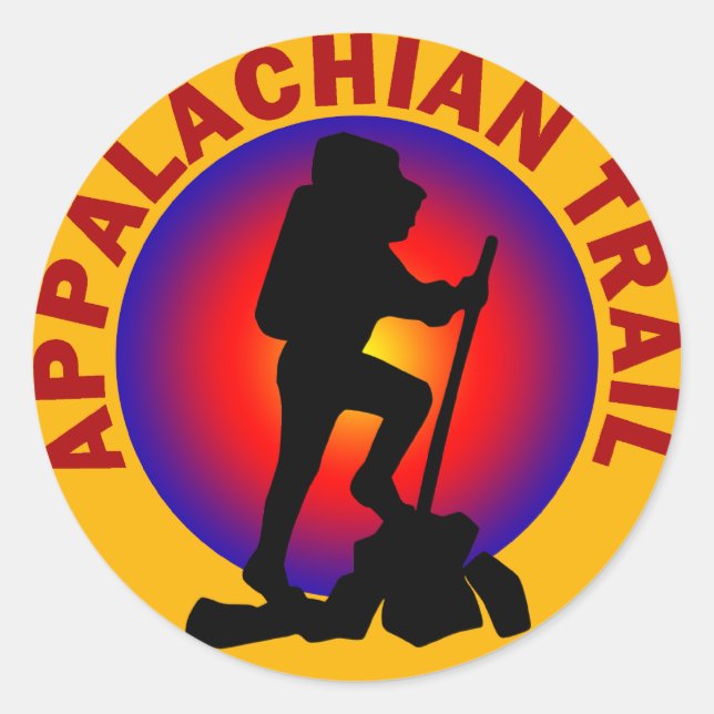 Sticker Rond Piste Appalachian (Devant)