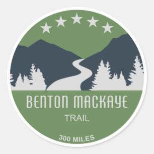 Sticker Rond Piste Benton MacKaye