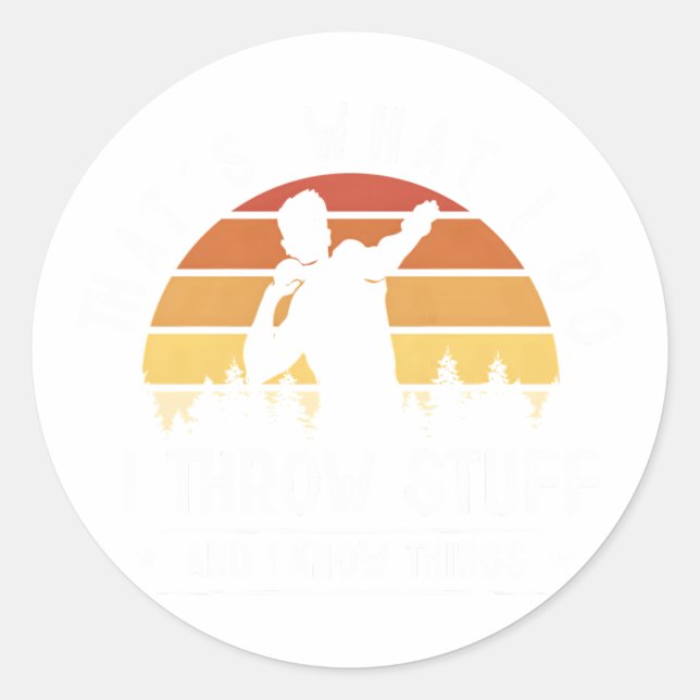 Sticker Rond Piste Et Jeu De Champ (Devant)