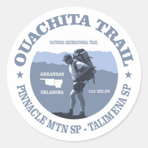 Sticker Rond Piste Ouachita