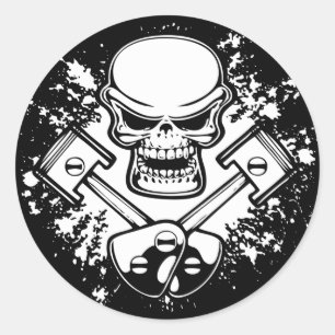 Sticker Rond Piston Pistoff 1