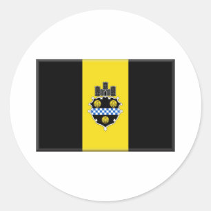 Sticker Rond Pittsburgh Pennsylvanie