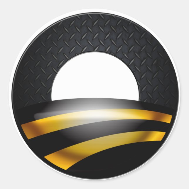Sticker Rond Pittsburgh pour Obama (Devant)