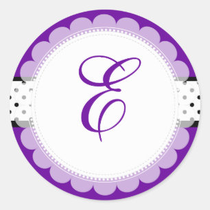 Sticker Rond PixDezine do-it-yourself monogramme+do-it-yourself