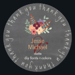 Sticker Rond PixDezines chalkboard petite fleurs/do-it-yourself<br><div class="desc">PixDezines graphiques vectoriels originaux,  petite fleurs,  fleurs colorées avec arrière - plan de tableau noir. Customisez la vôtre,  ajoutez l'adresse afin qu'elle puisse être utilisée comme scellants d'enveloppe et retournez l'adresse dans one.com™ et PixDezines™ sur zazzle.com</div>
