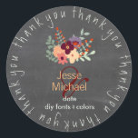 Sticker Rond PixDezines chalkboard petite fleurs/do-it-yourself<br><div class="desc">PixDezines graphiques vectoriels originaux,  petite fleurs,  fleurs colorées avec arrière - plan de tableau noir. Customisez la vôtre,  ajoutez l'adresse afin qu'elle puisse être utilisée comme scellants d'enveloppe et retournez l'adresse dans one.com™ et PixDezines™ sur zazzle.com</div>