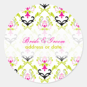 Sticker Rond PixDezines damas chantal/do-it-yourself couleur