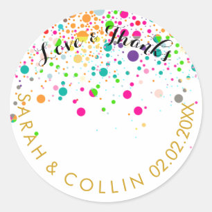 Sticker Rond PixDezines do-it-yourself spectres couleur/éblouis