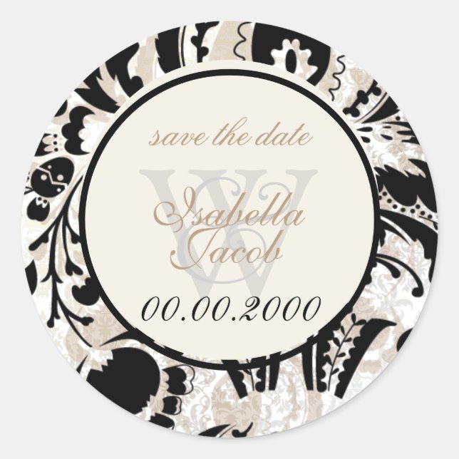 Sticker Rond PixDezines dolcé damas diy couleur (Devant)