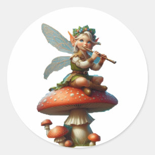 Sticker Rond Pixie