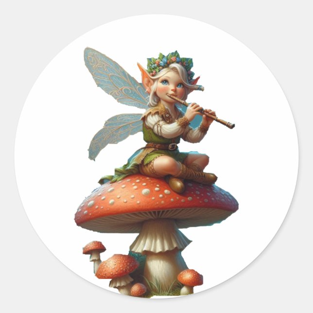 Sticker Rond Pixie (Devant)