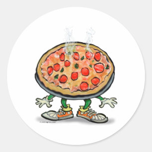 Sticker Rond Pizza