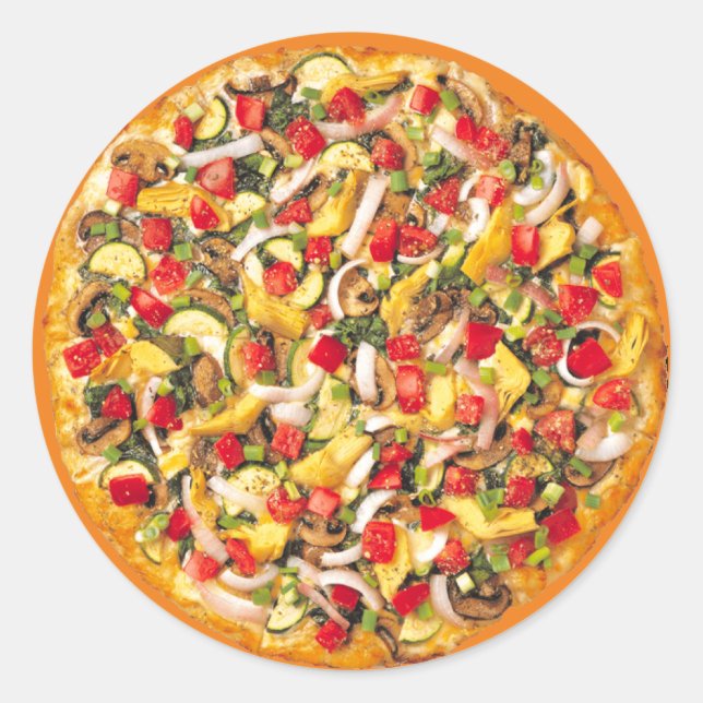 Sticker Rond Pizza (Devant)