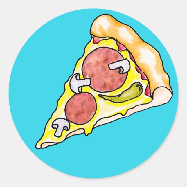 Sticker Rond Pizza (Devant)